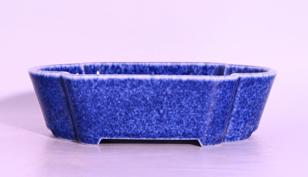 Chinese blue glaze porcelain washer