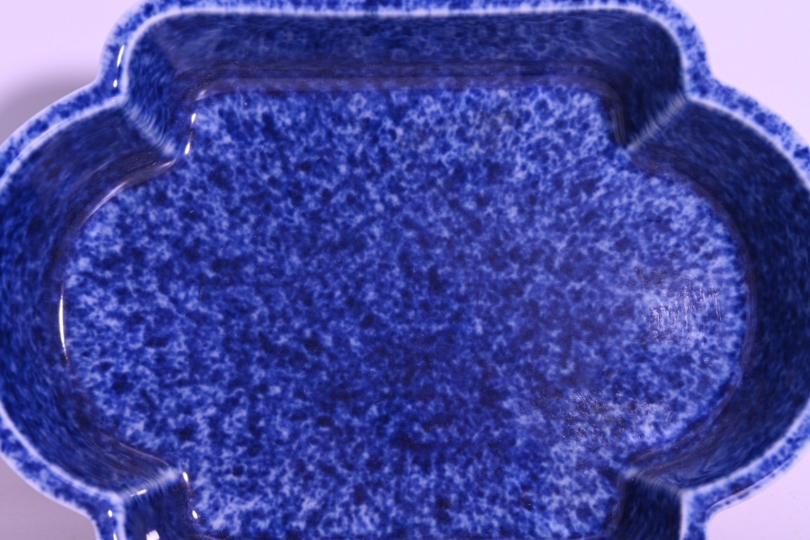 Chinese blue glaze porcelain washer