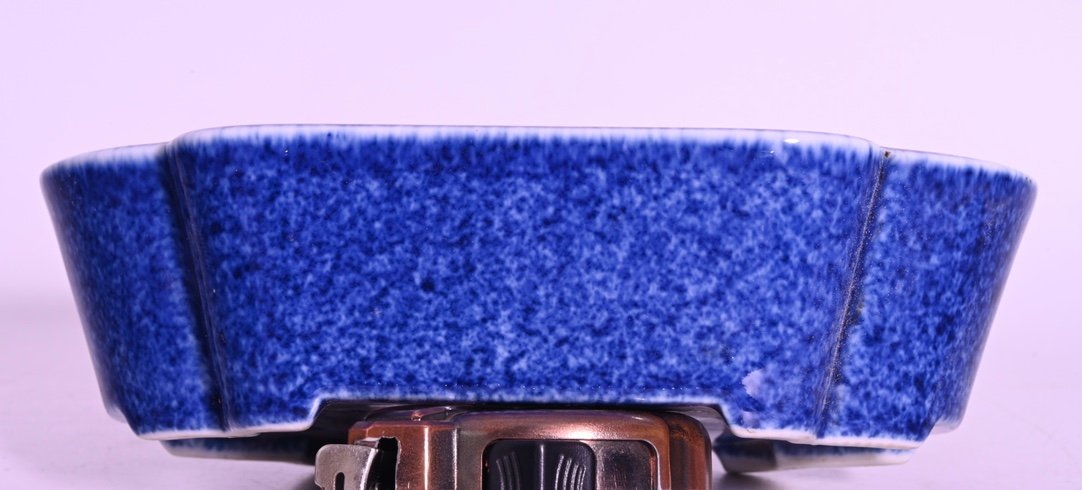 Chinese blue glaze porcelain washer