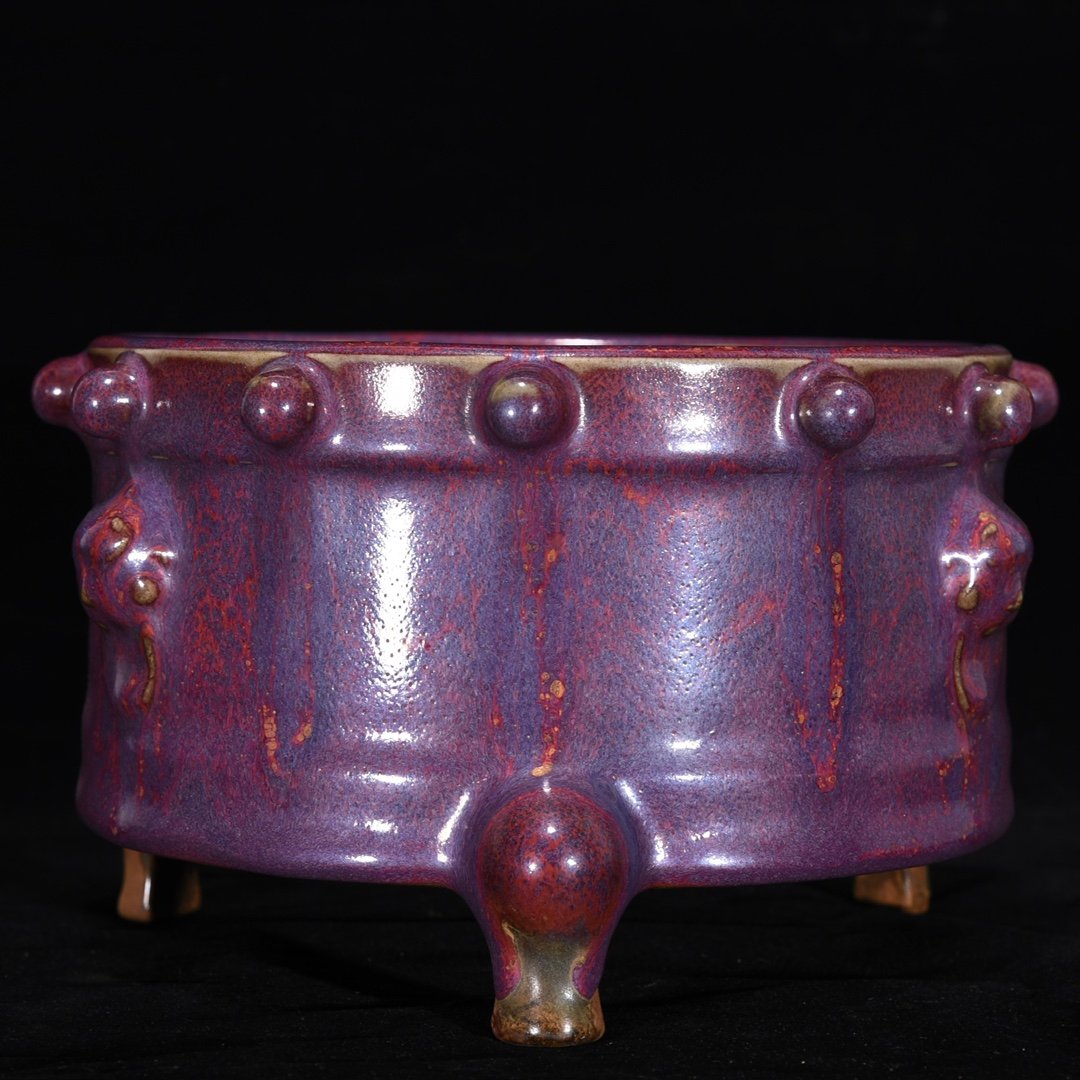 Chinese jun kiln porcelain incense burner