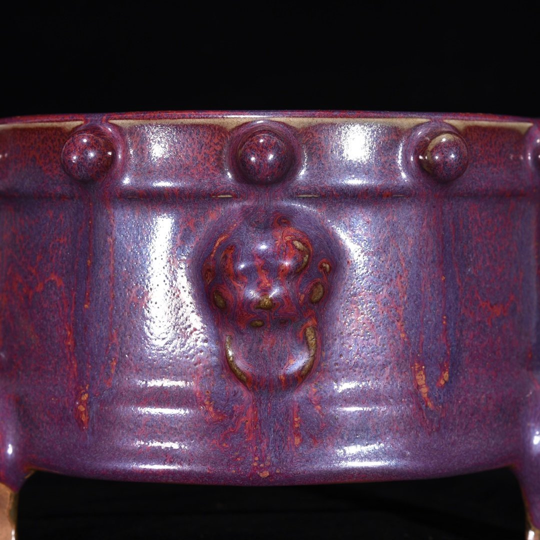 Chinese jun kiln porcelain incense burner