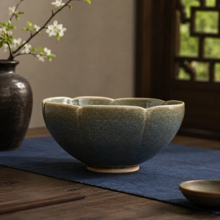 Chinese Guardian Porcelain Bowl