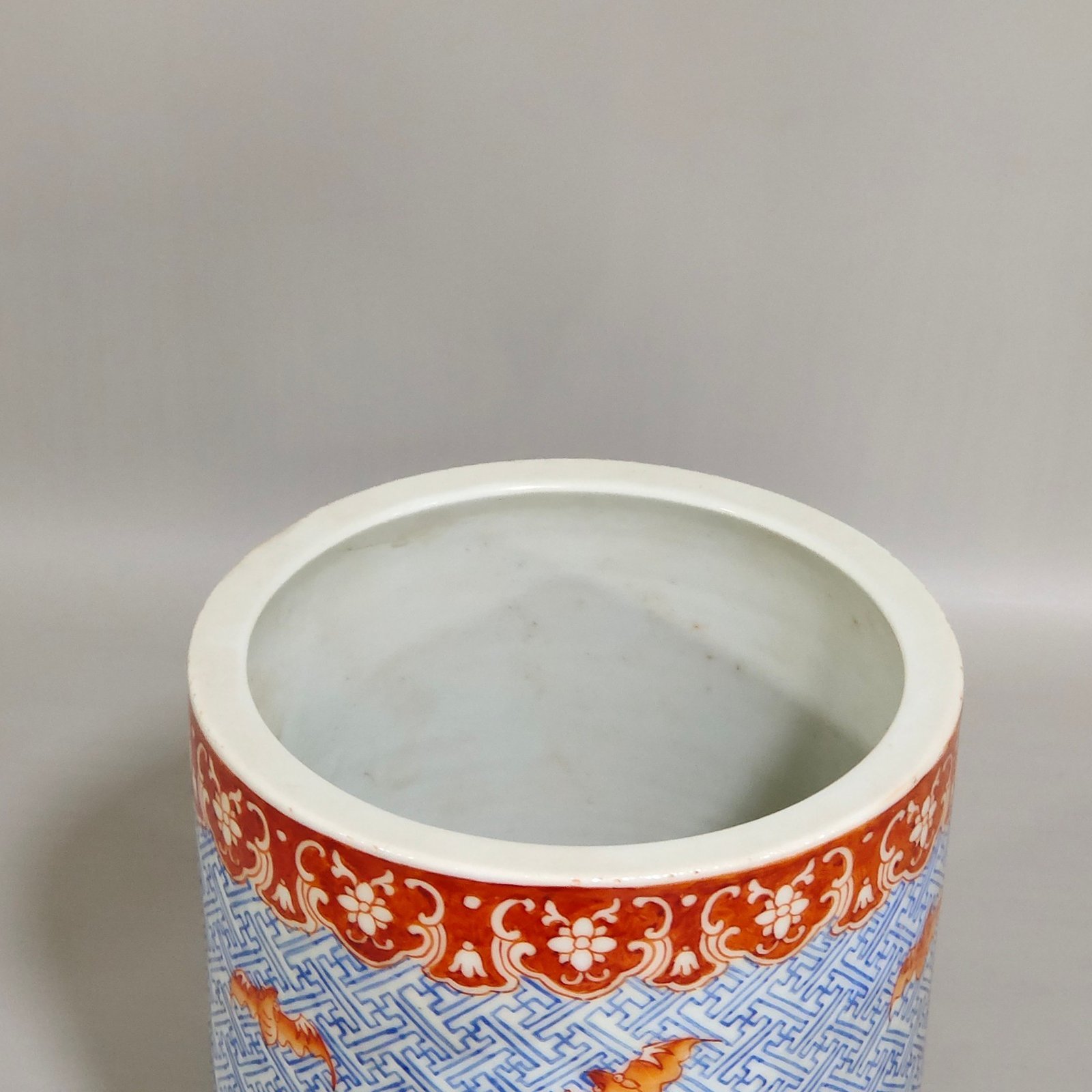 Qing Dynasty Daoguang Hongfu Qitian pen holder