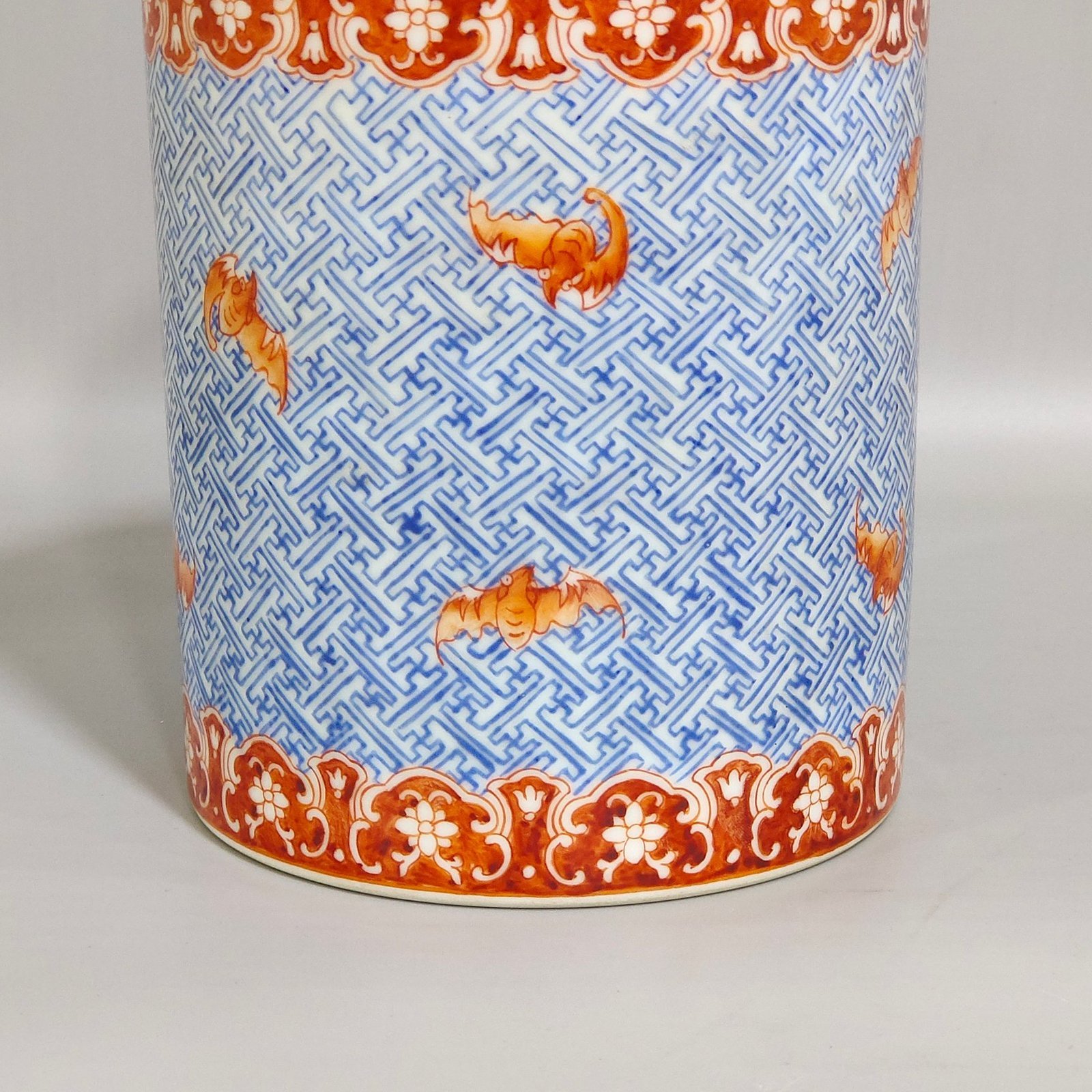 Qing Dynasty Daoguang Hongfu Qitian pen holder