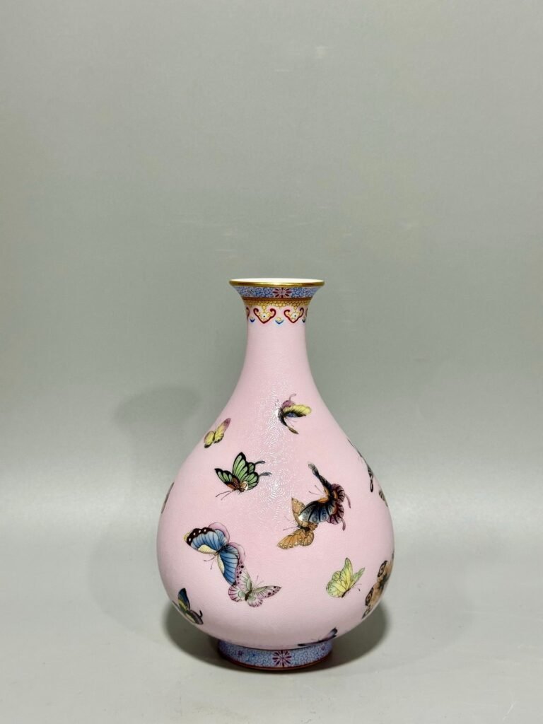 Qing Dynasty Yongzheng jade Fuchun vase
