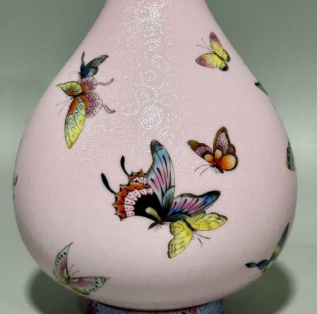 Qing Dynasty Yongzheng jade Fuchun vase
