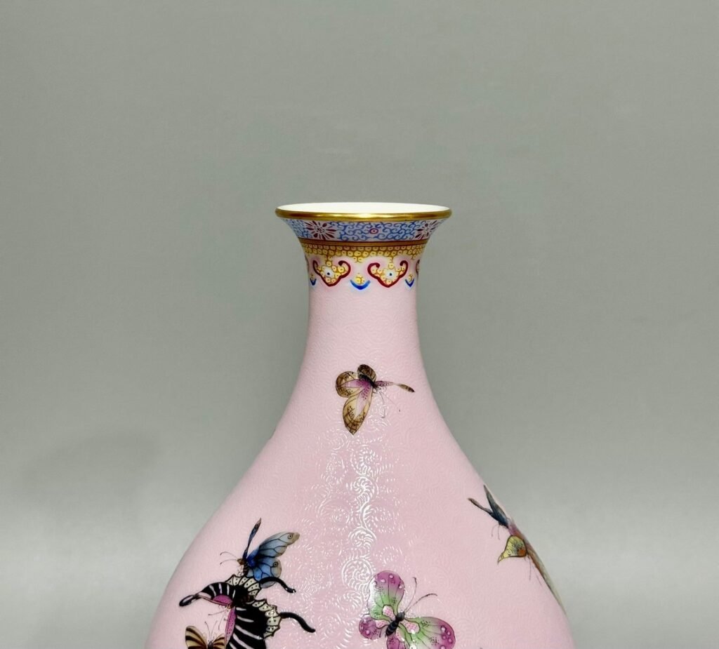 Qing Dynasty Yongzheng jade Fuchun vase