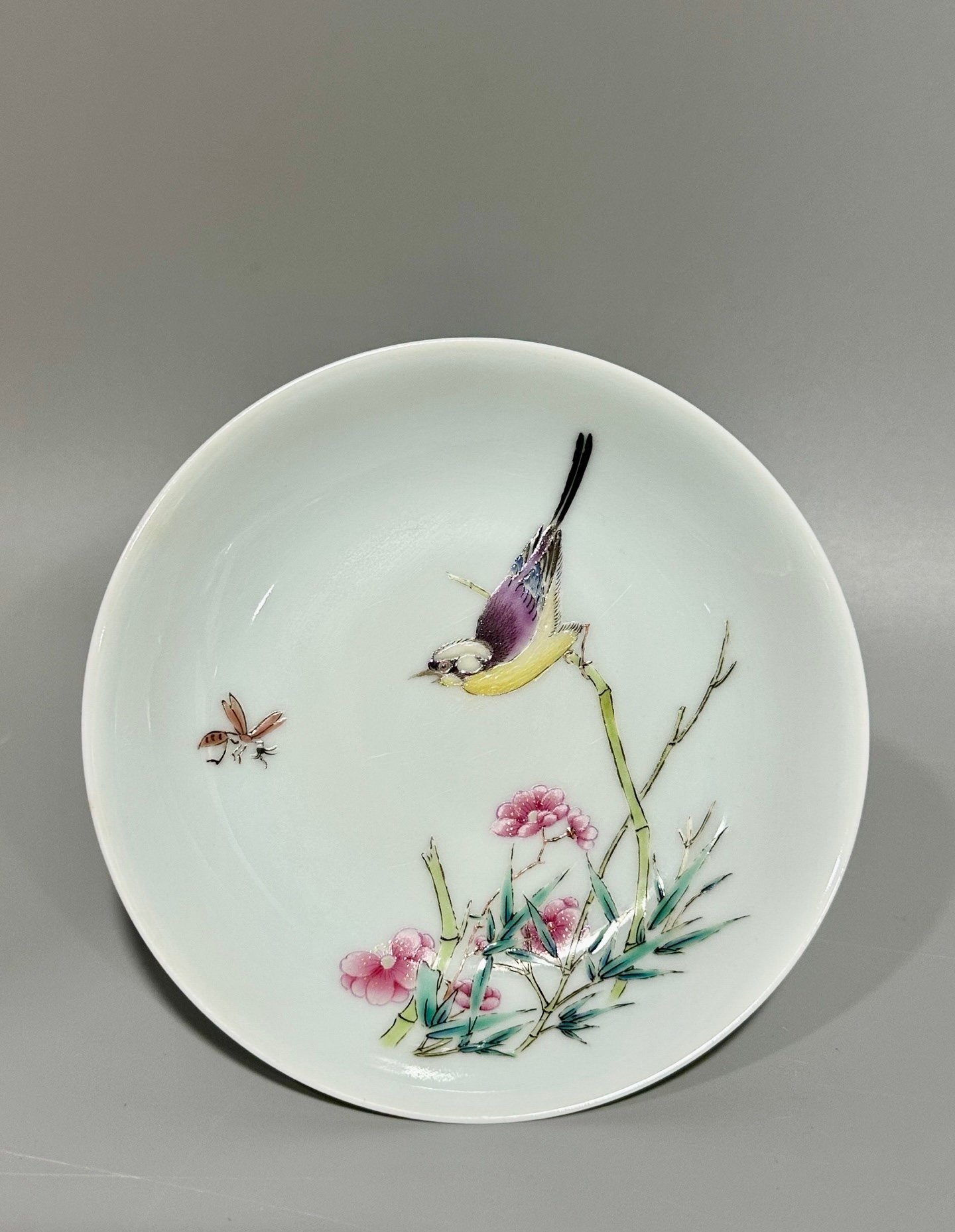 Qing Dynasty Yongzheng this enamel plate