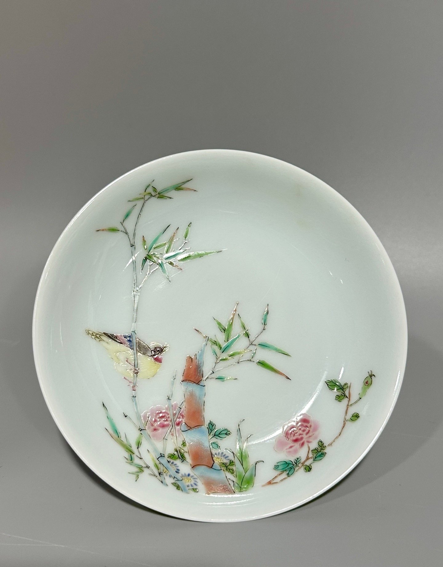 Qing Dynasty Yongzheng this enamel plate