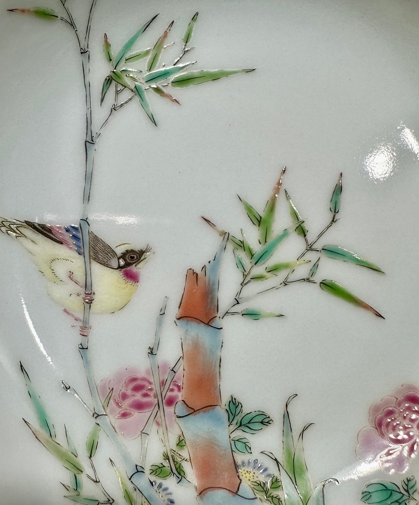 Qing Dynasty Yongzheng this enamel plate
