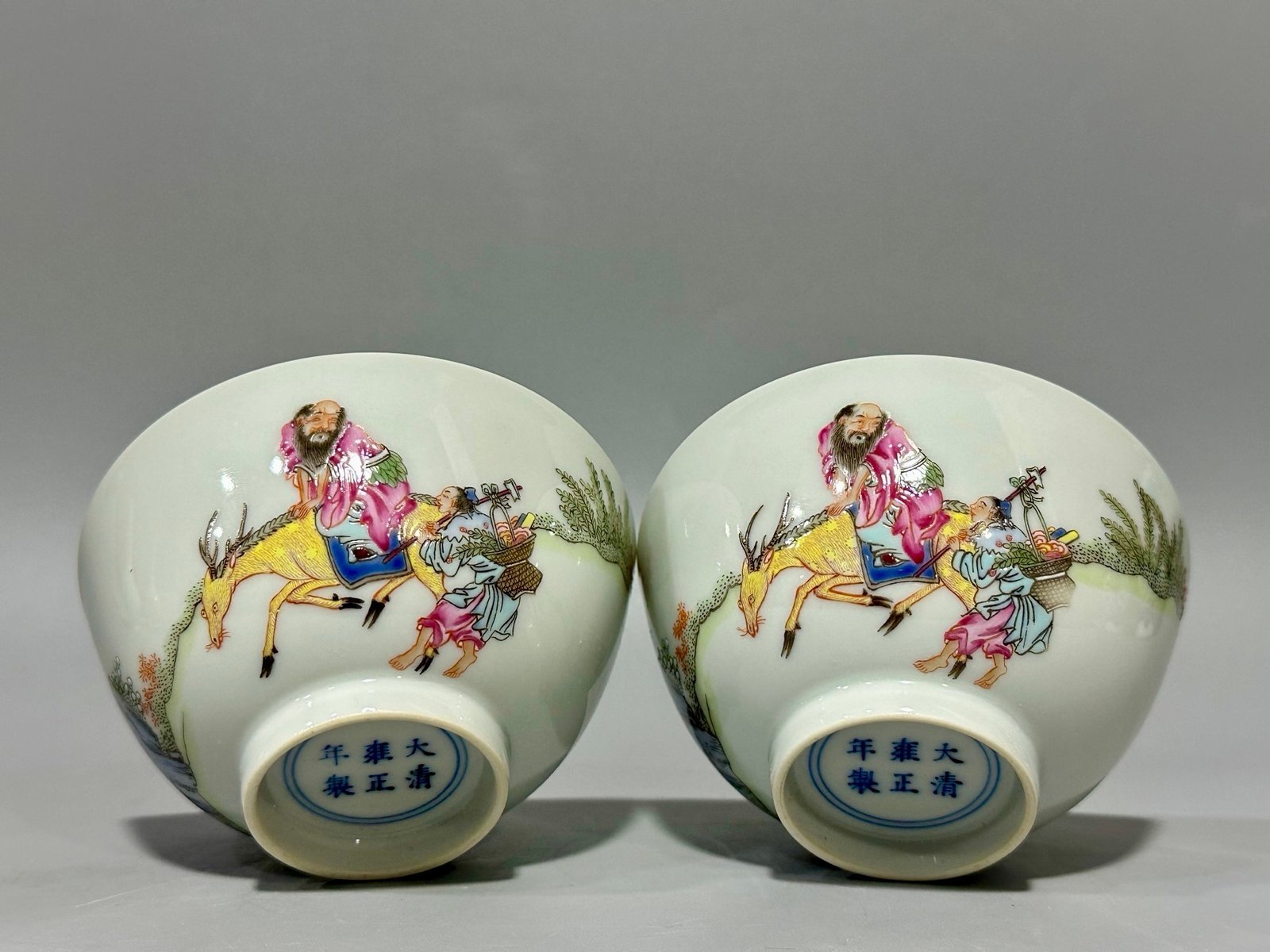 Qing Dynasty Yongzheng this pastel bowl