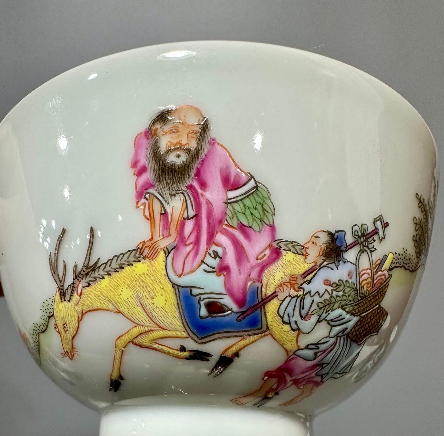 Qing Dynasty Yongzheng this pastel bowl