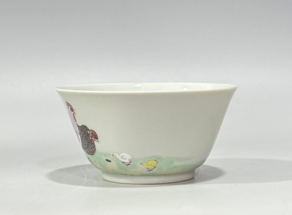 Qing Dynasty Yongzheng pastel cup