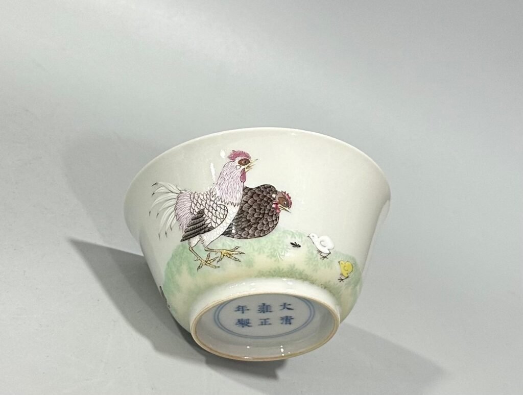 Qing Dynasty Yongzheng pastel cup