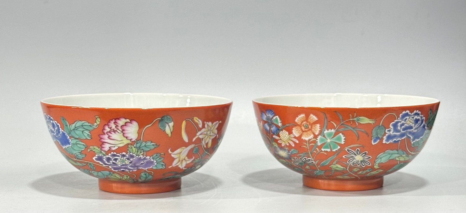 Qing Dynasty Yongzheng enamel flower bowl