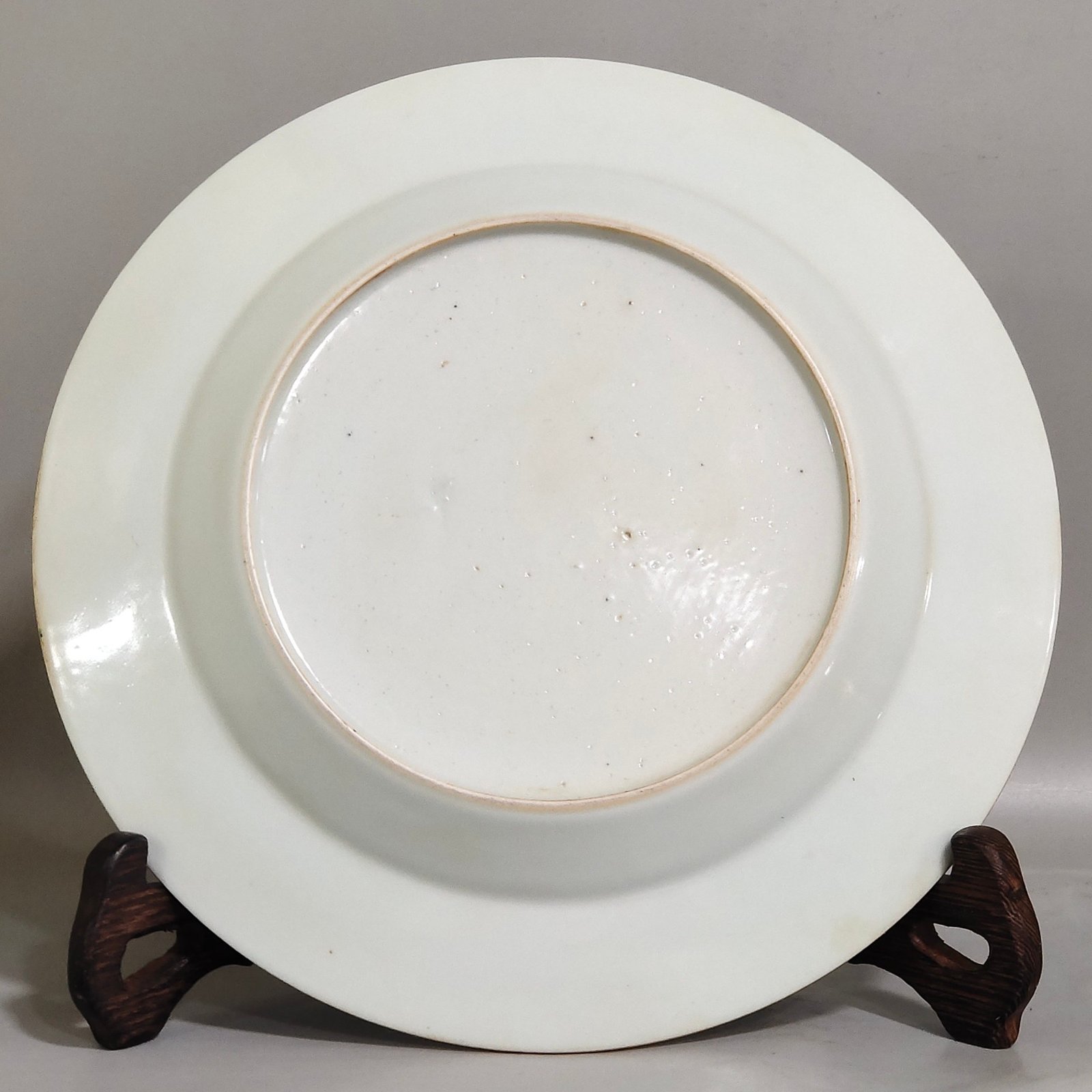 Qing Dynasty Overseas return and export character story plate