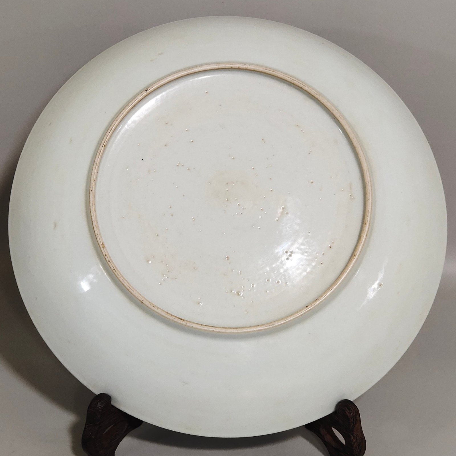 Qing Dynasty Overseas market Western figure plate