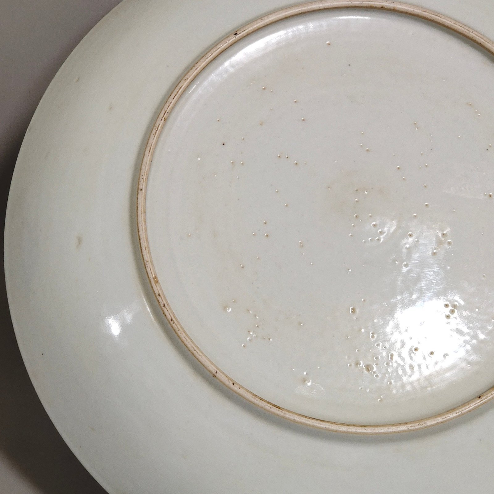 Qing Dynasty Overseas market Western figure plate
