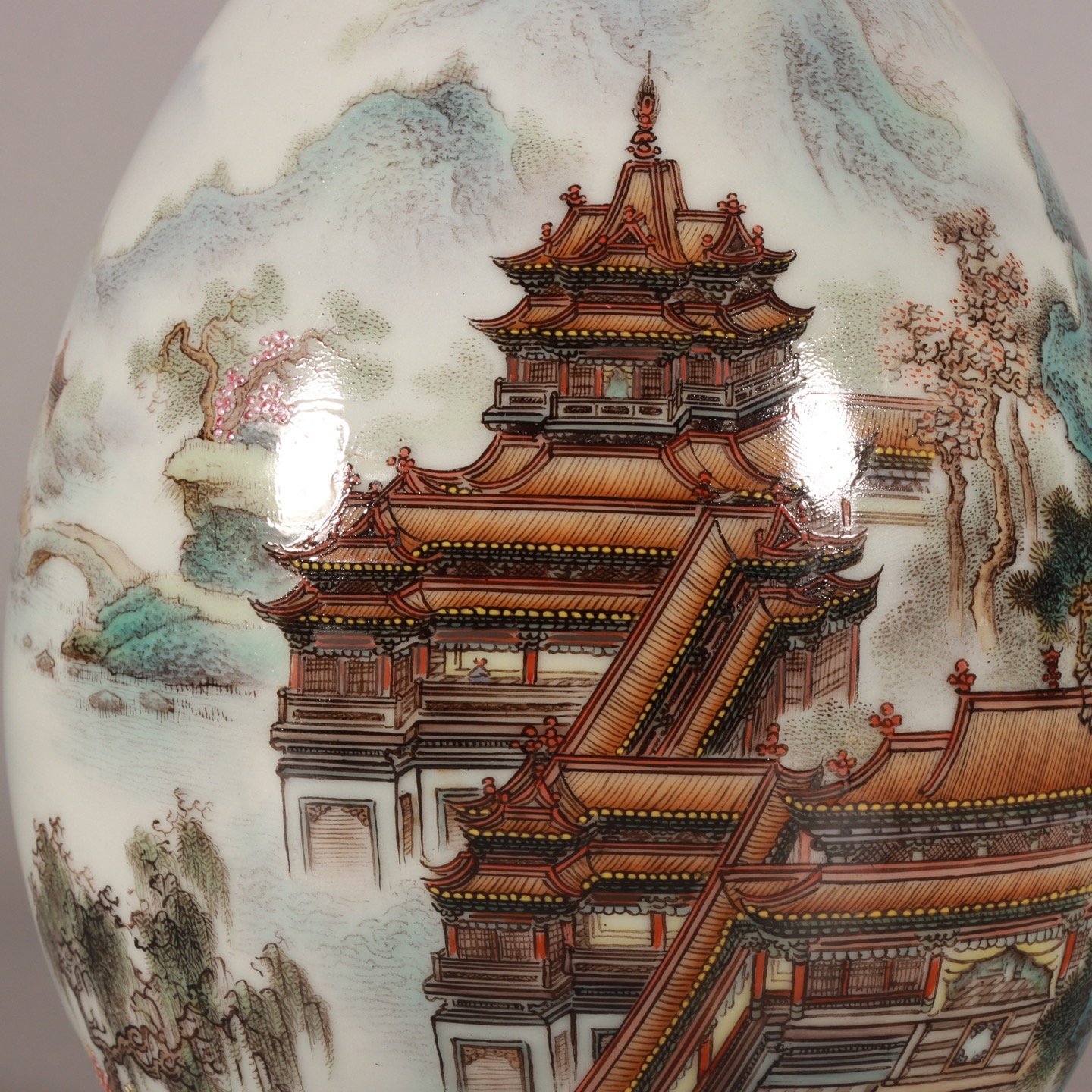 Qing Dynasty Qianlong of enamel agate vase