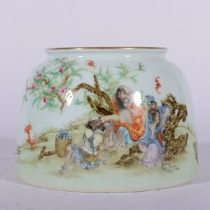 Qing Dynasty Qianlong washed enamel painting