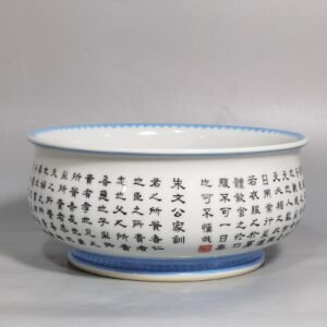 Qing Dynasty Qianlong Family rose and Poems Incense Burner