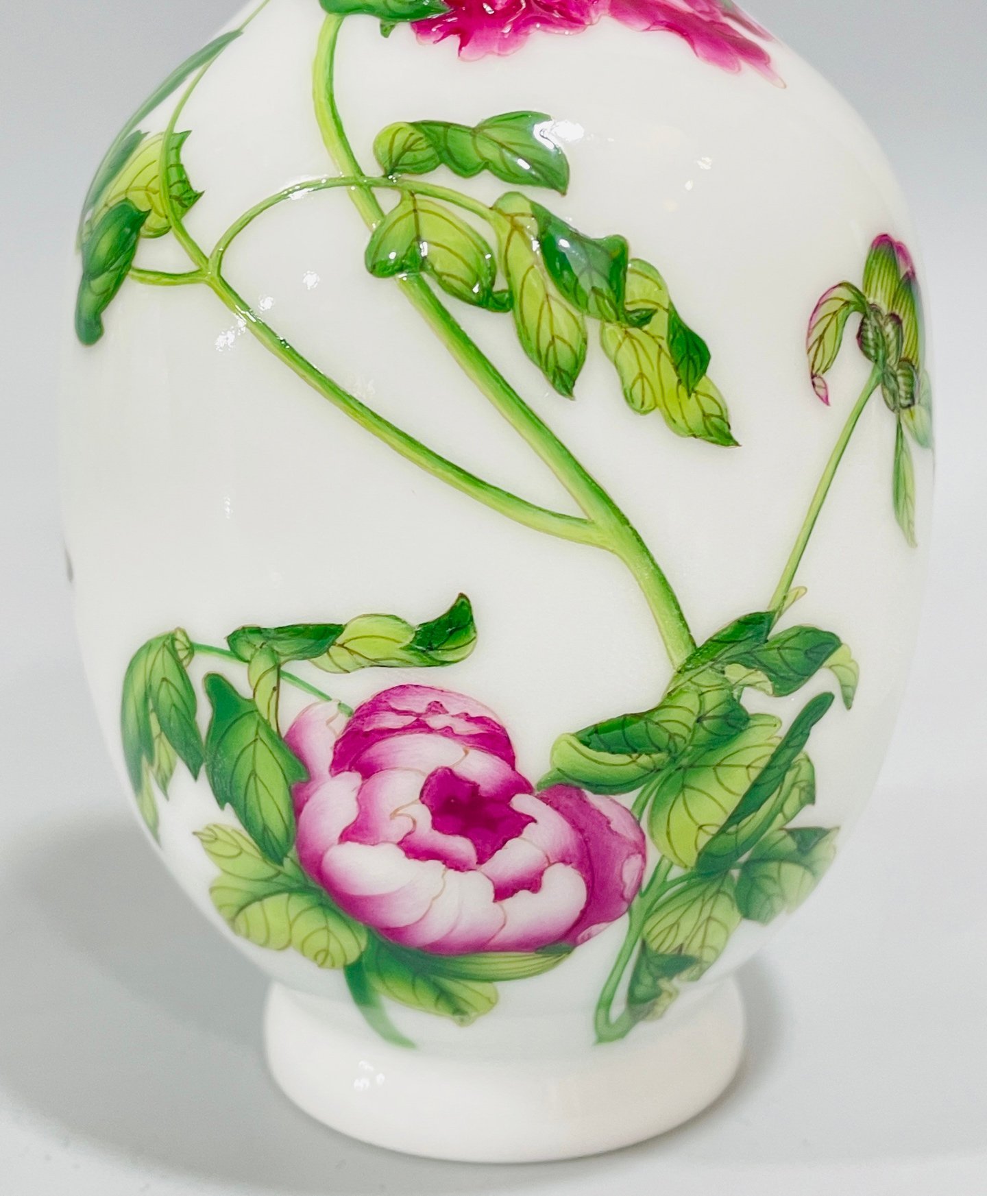 Qing Dynasty Qianlong Castiglione enamel mphorae