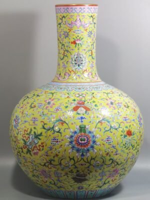 Qing Dynasty Qianlong a celestial sphere vase