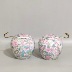 Qing Dynasty Qianlong Ten Thousand Flowers Sugar Bowl
