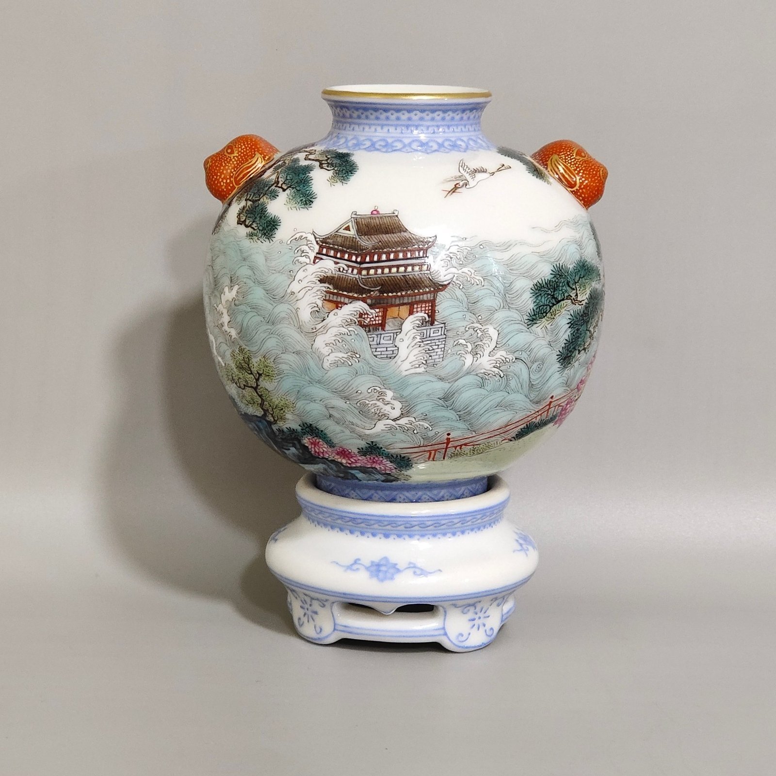 Qing Dynasty Qianlong characters story bowl