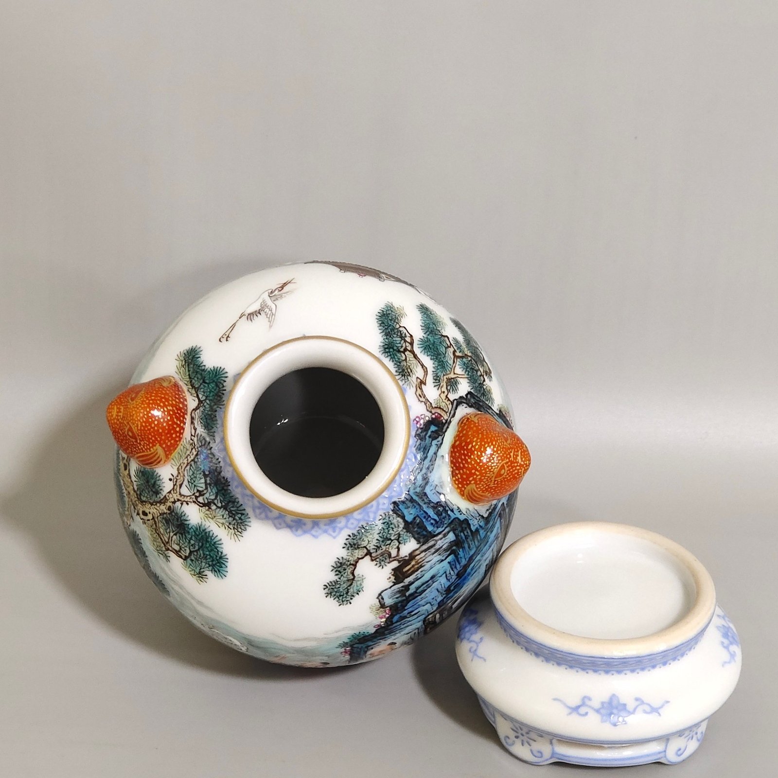 Qing Dynasty Qianlong characters story bowl