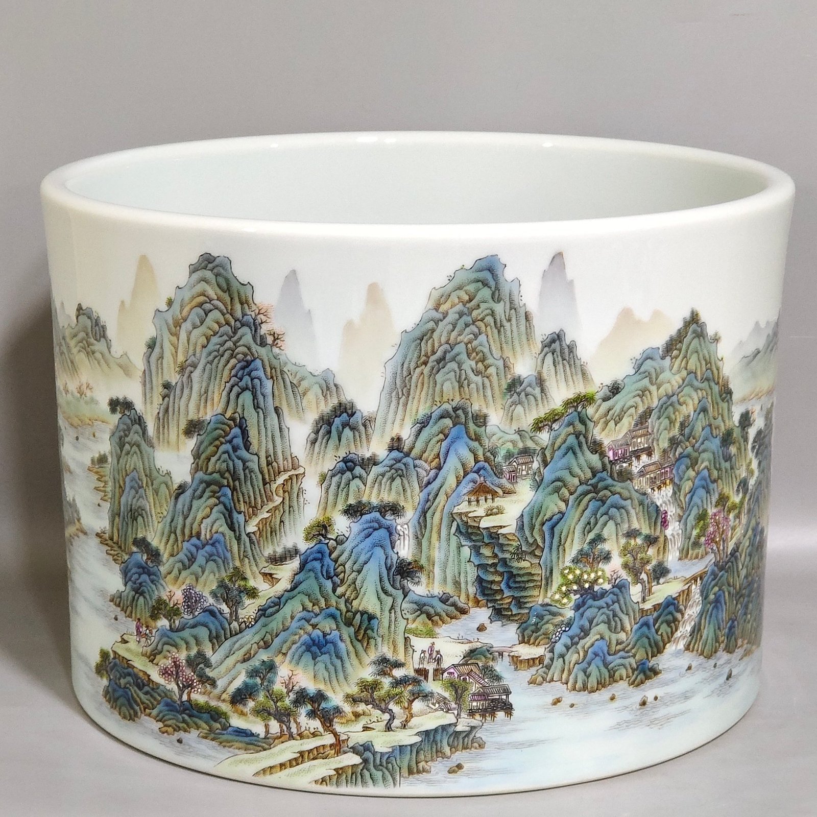 Qing Dynasty Qianlong Thousand Miles of Rivers and Mountains