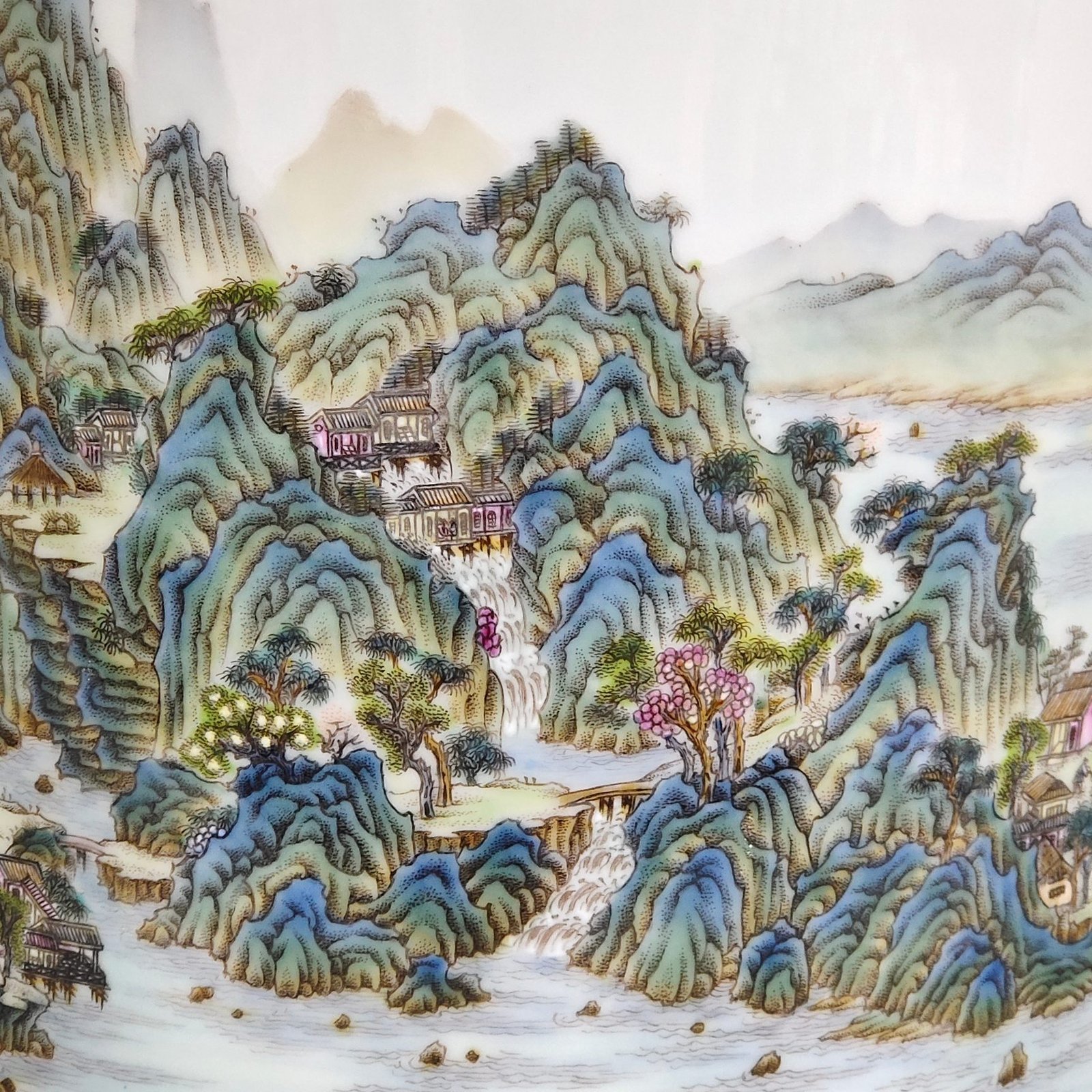 Qing Dynasty Qianlong Thousand Miles of Rivers and Mountains
