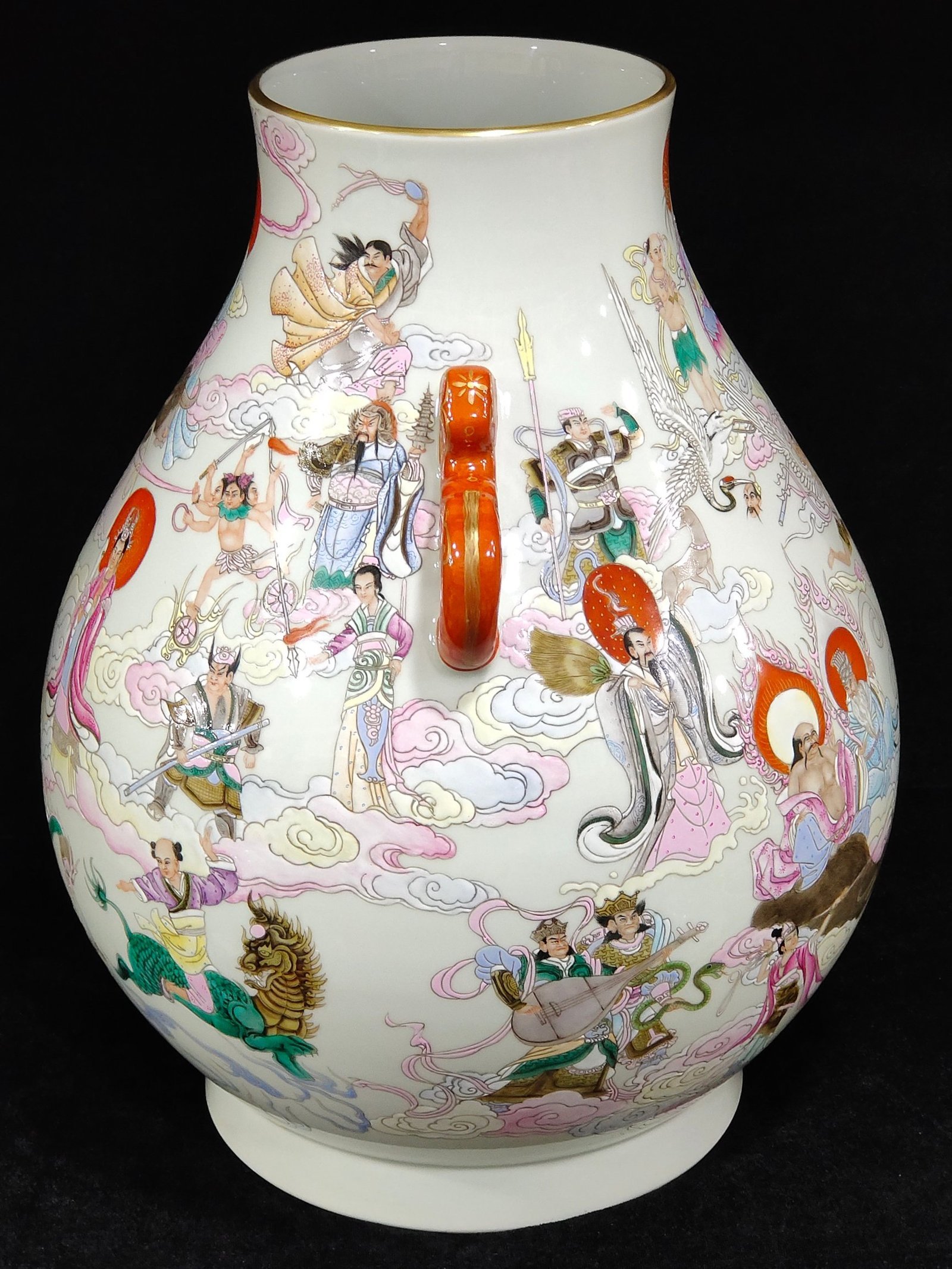 Qing Dynasty Qianlong Buddha Bucket Statue