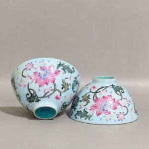 Qing Dynasty Qianlong Zadao flower cup