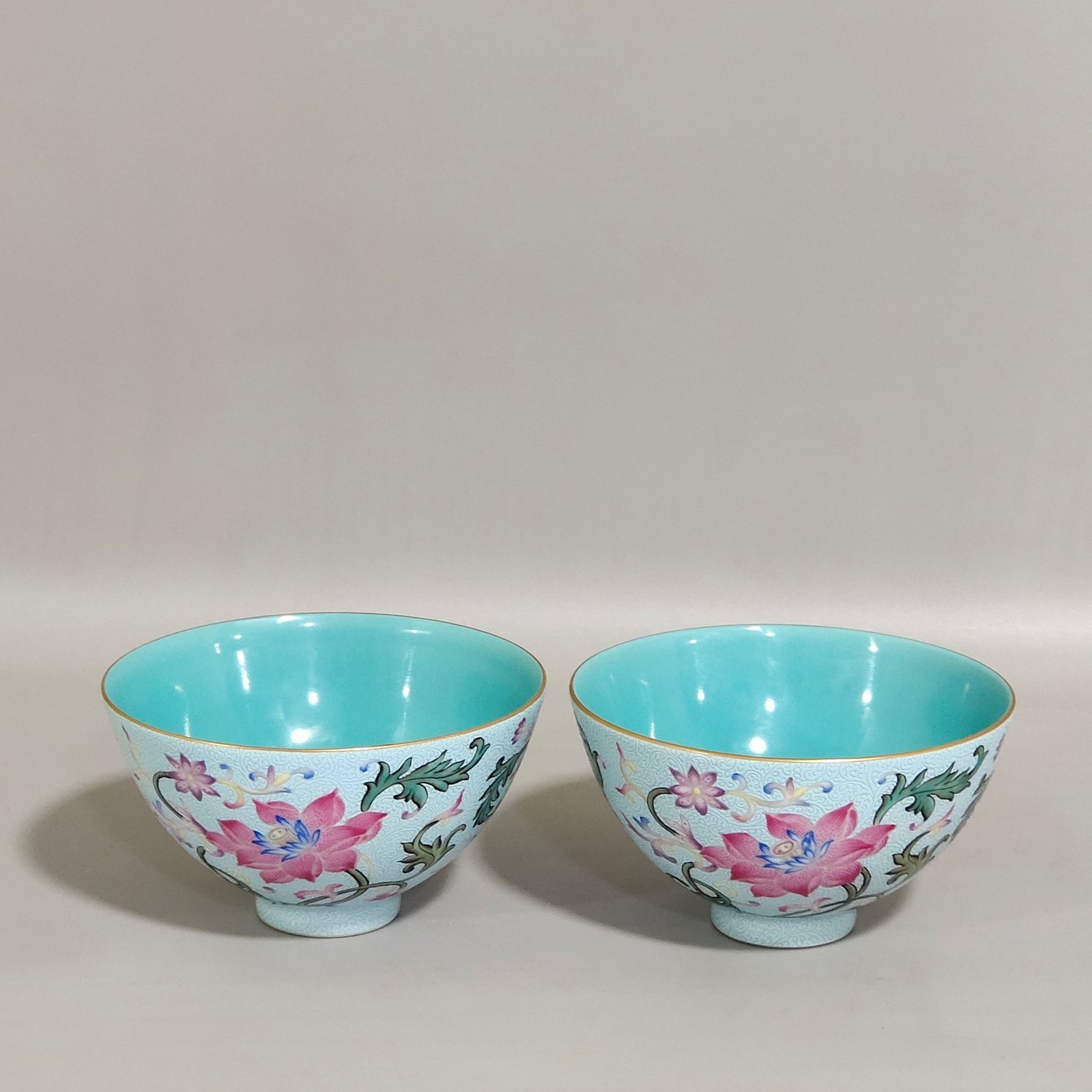 Qing Dynasty Qianlong Zadao flower cup