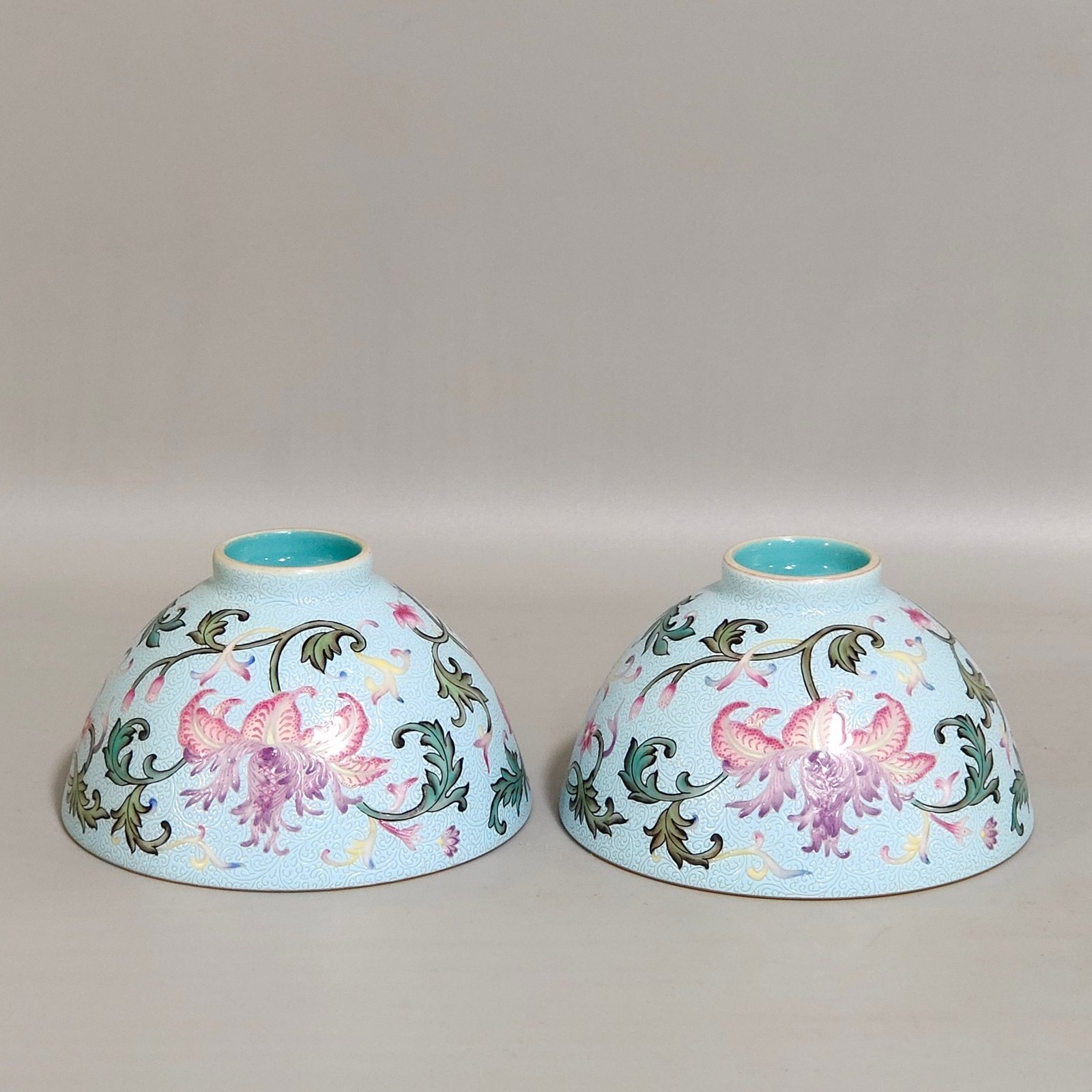 Qing Dynasty Qianlong Zadao flower cup