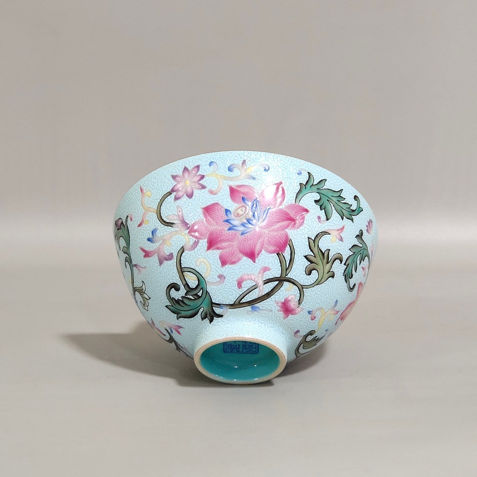 Qing Dynasty Qianlong Zadao flower cup