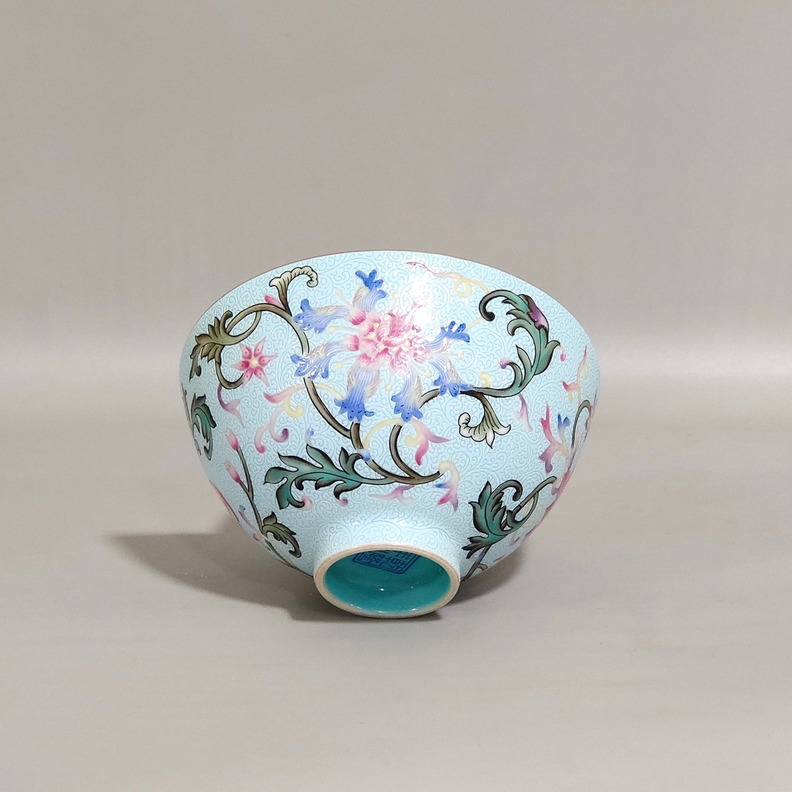 Qing Dynasty Qianlong Zadao flower cup