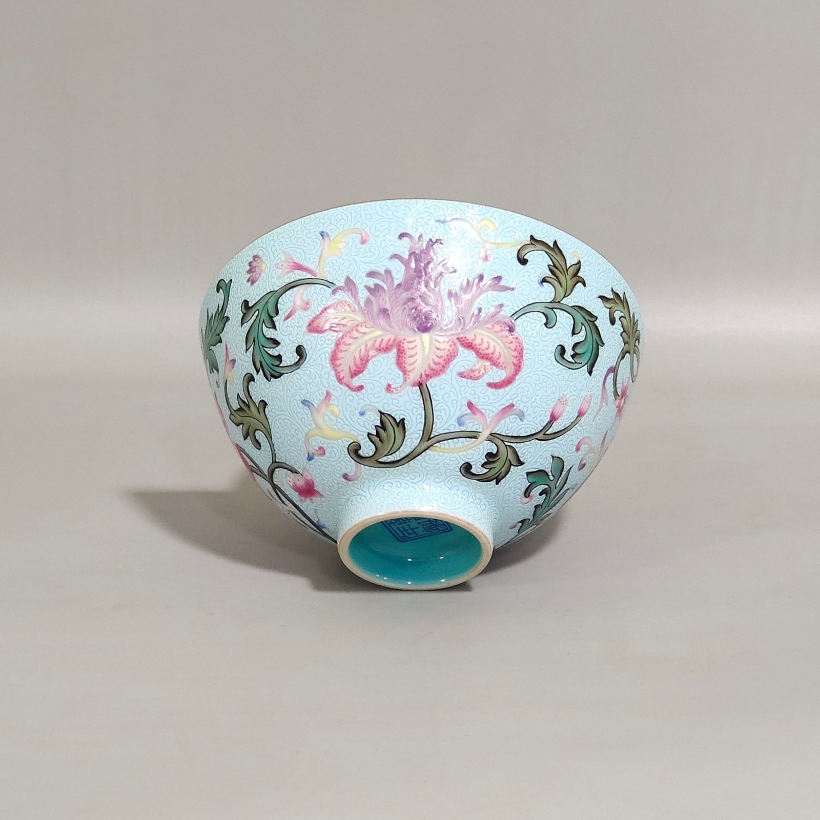 Qing Dynasty Qianlong Zadao flower cup
