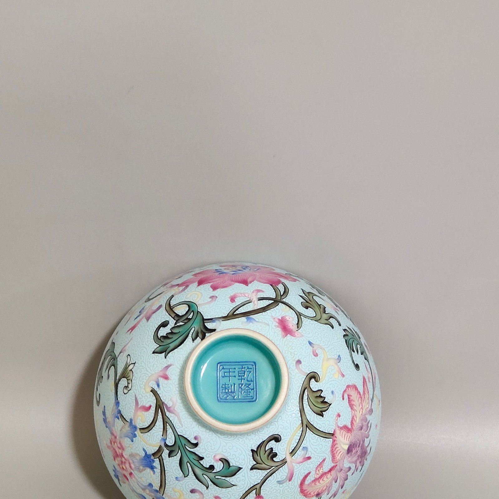 Qing Dynasty Qianlong Zadao flower cup