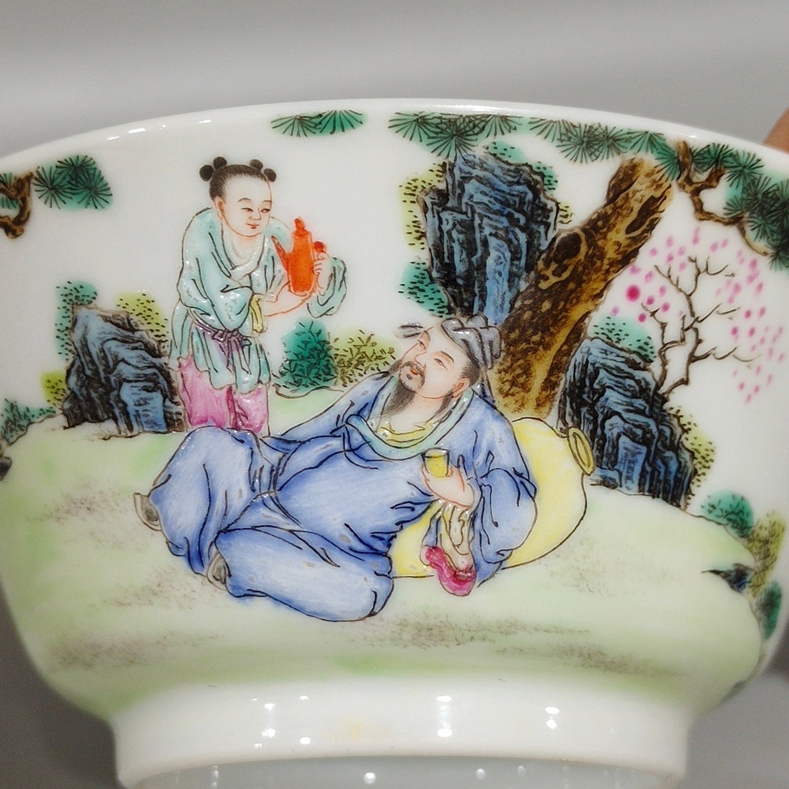 Qing Dynasty Qianlong Li Bai’s drunken poem cup