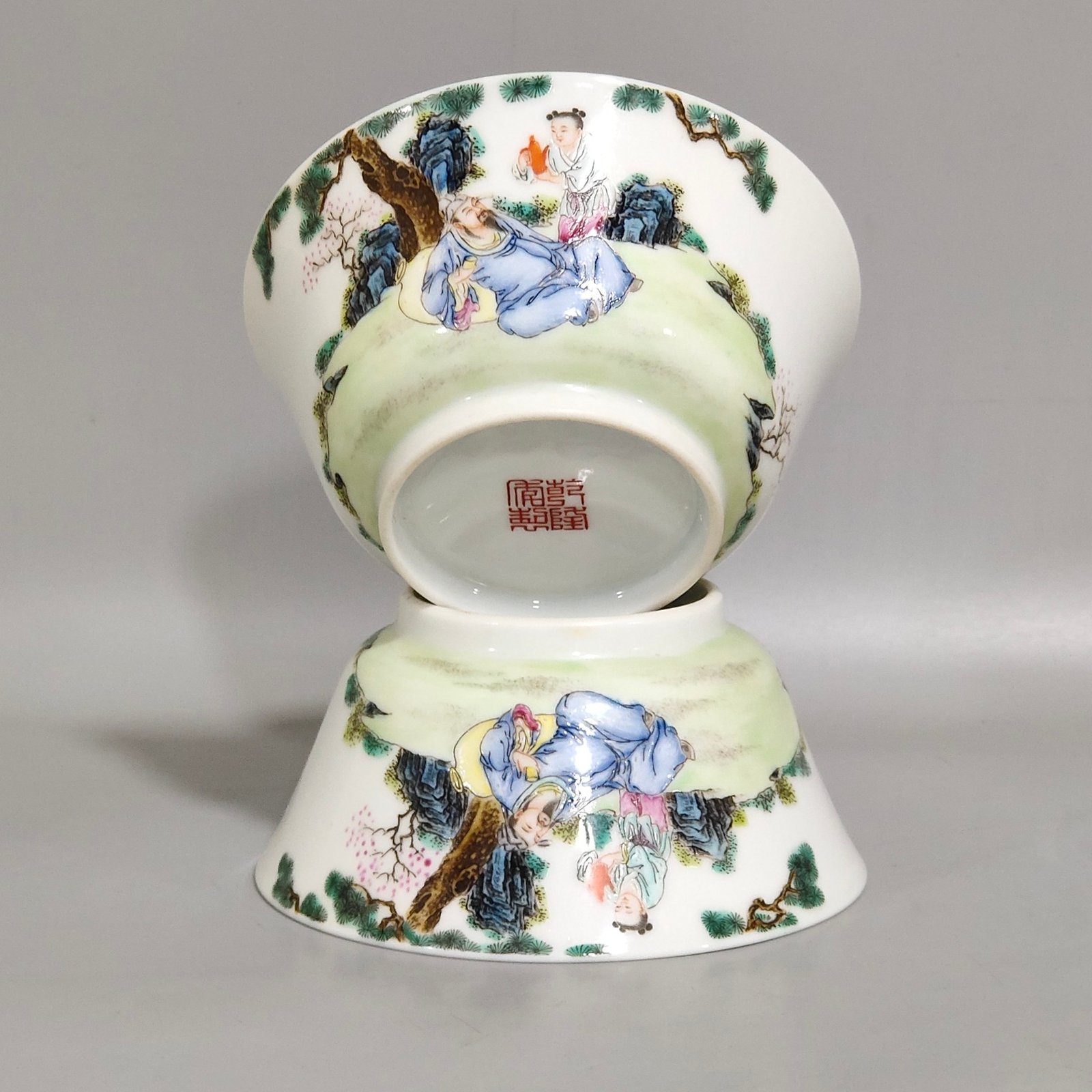 Qing Dynasty Qianlong Li Bai’s drunken poem cup