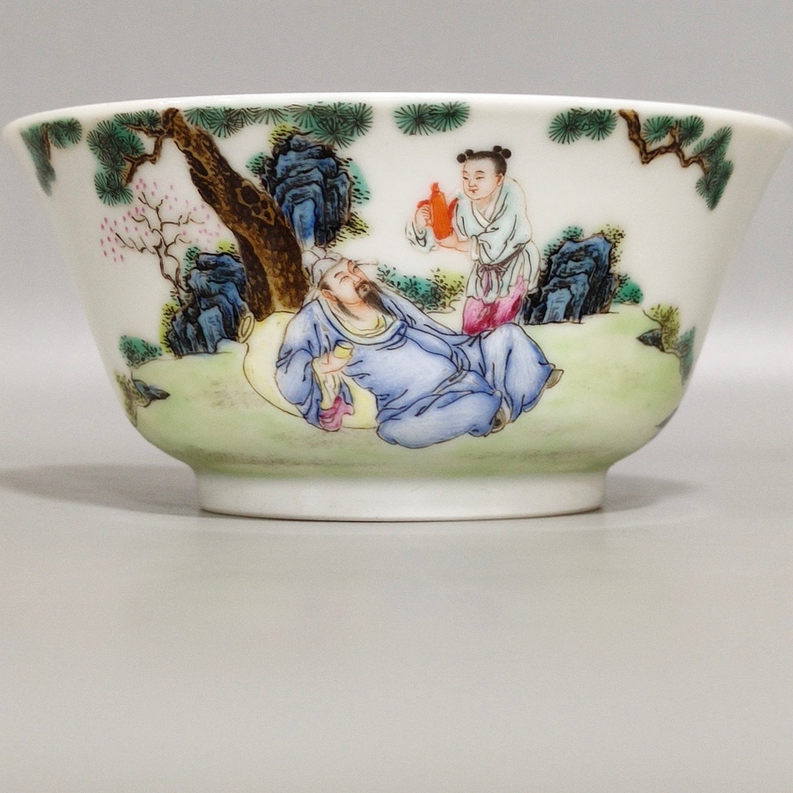 Qing Dynasty Qianlong Li Bai’s drunken poem cup
