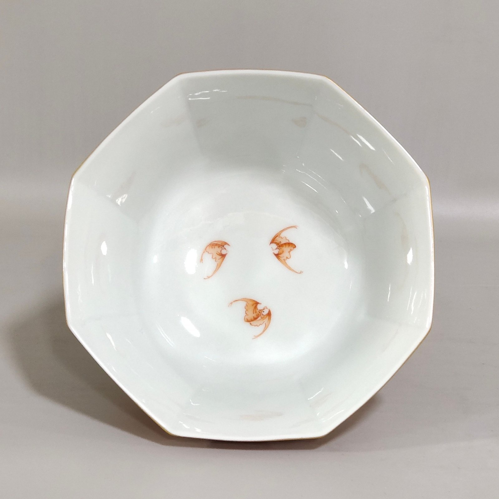 Qing Dynasty Qianlong coral red enoki mushroom longevity bowl