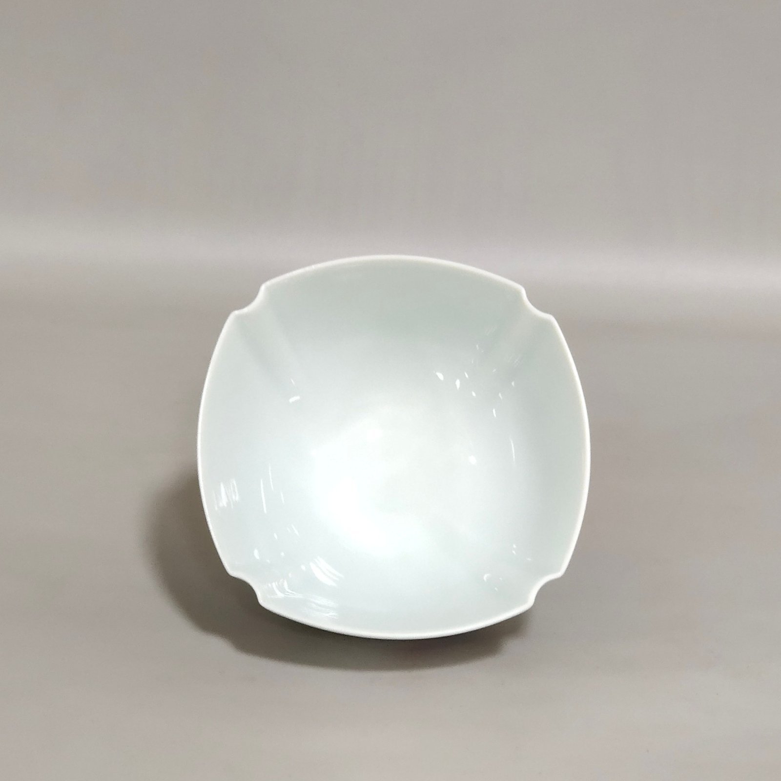 Qing Dynasty Qianlong enamel square cup with great fortune