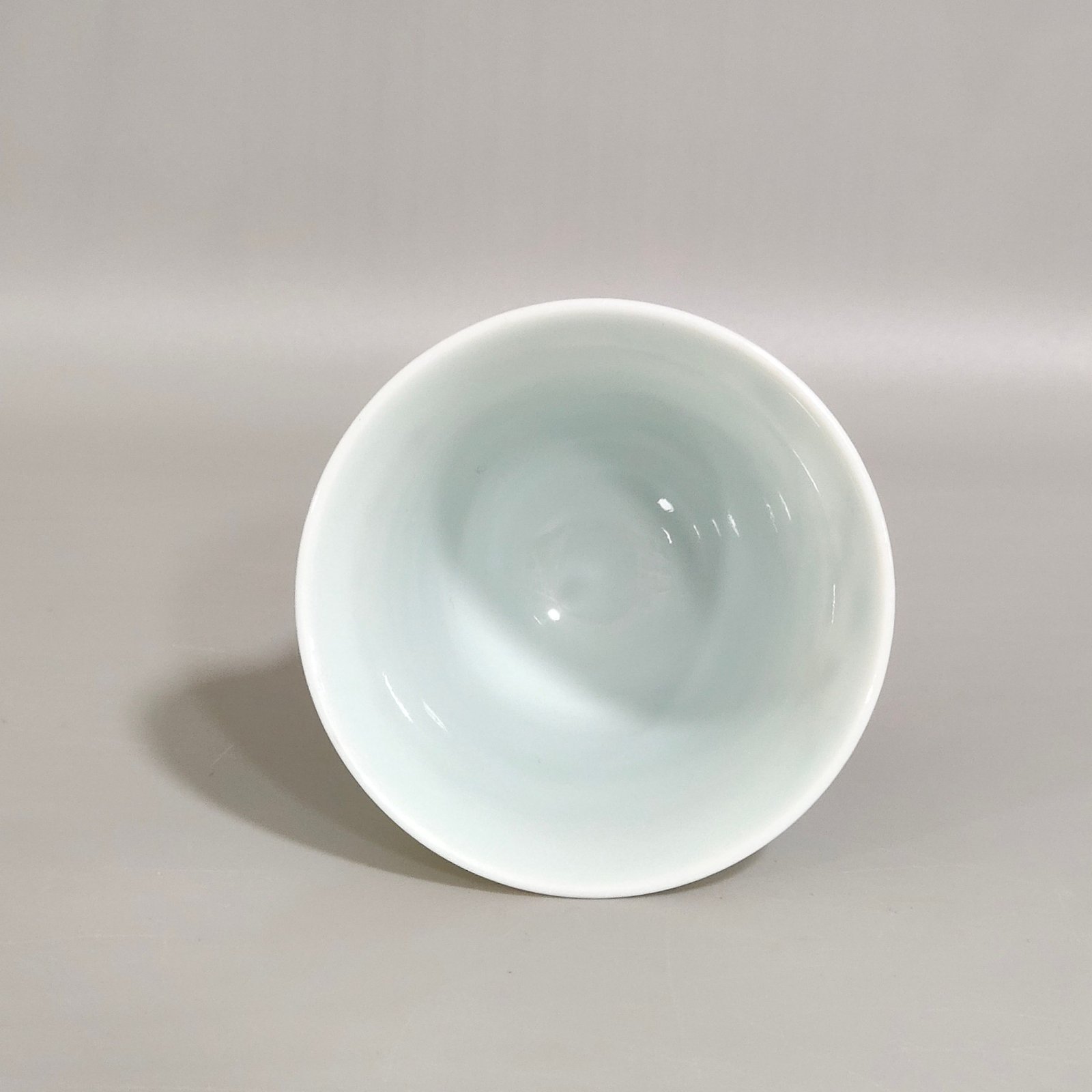 Qing Dynasty Qianlong enamel bell cup with poems about flowers and birds