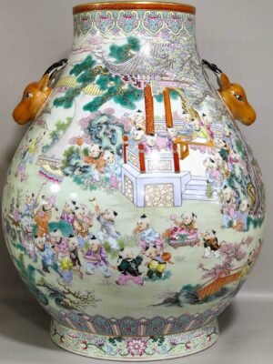 Qing Dynasty Qianlong Emperor's Deer Head Statue