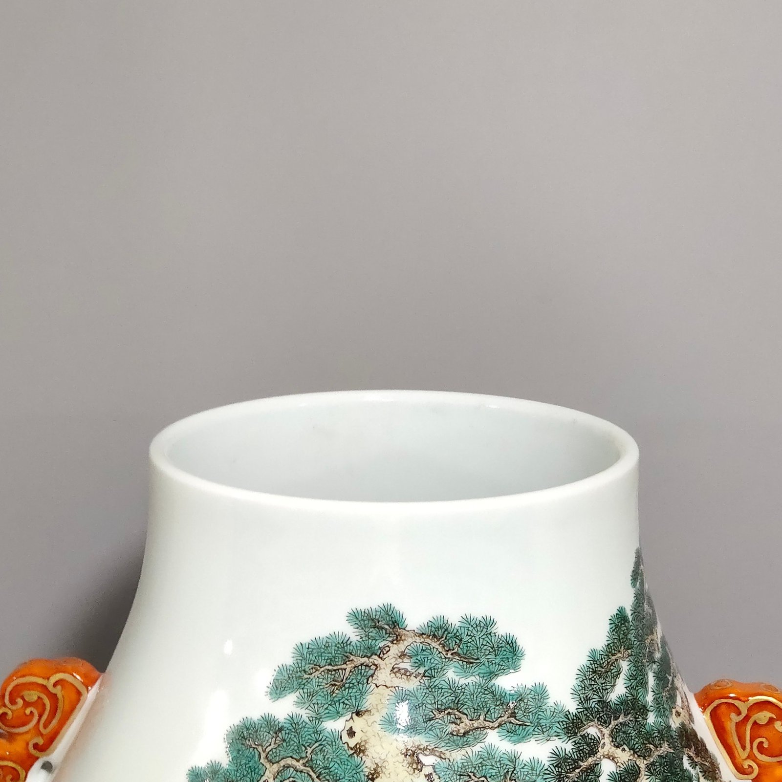 Qing Dynasty Qianlong A barrel statue of the Hundred Deer Buddha