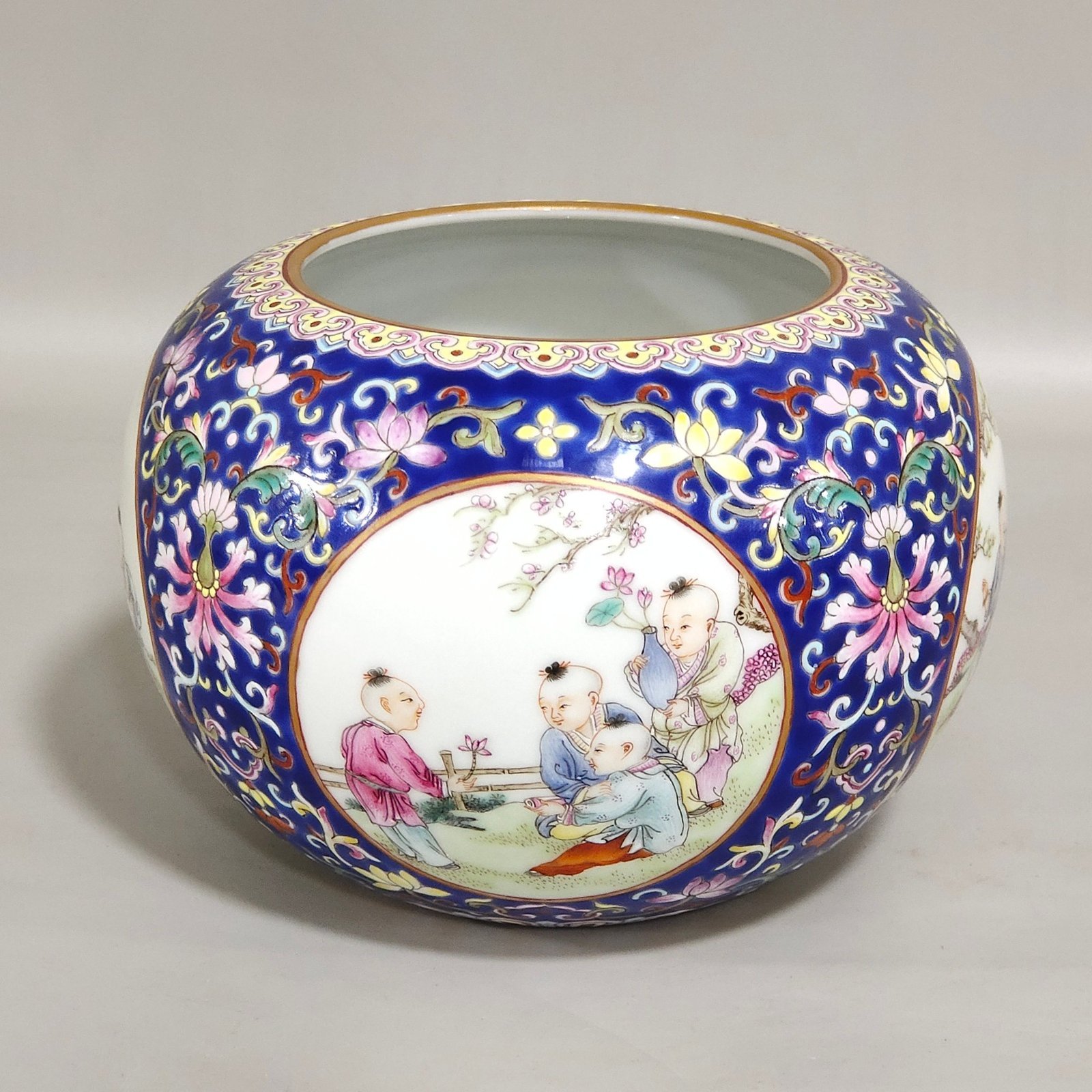 Qing Dynasty Qianlong blessing and longevity washed