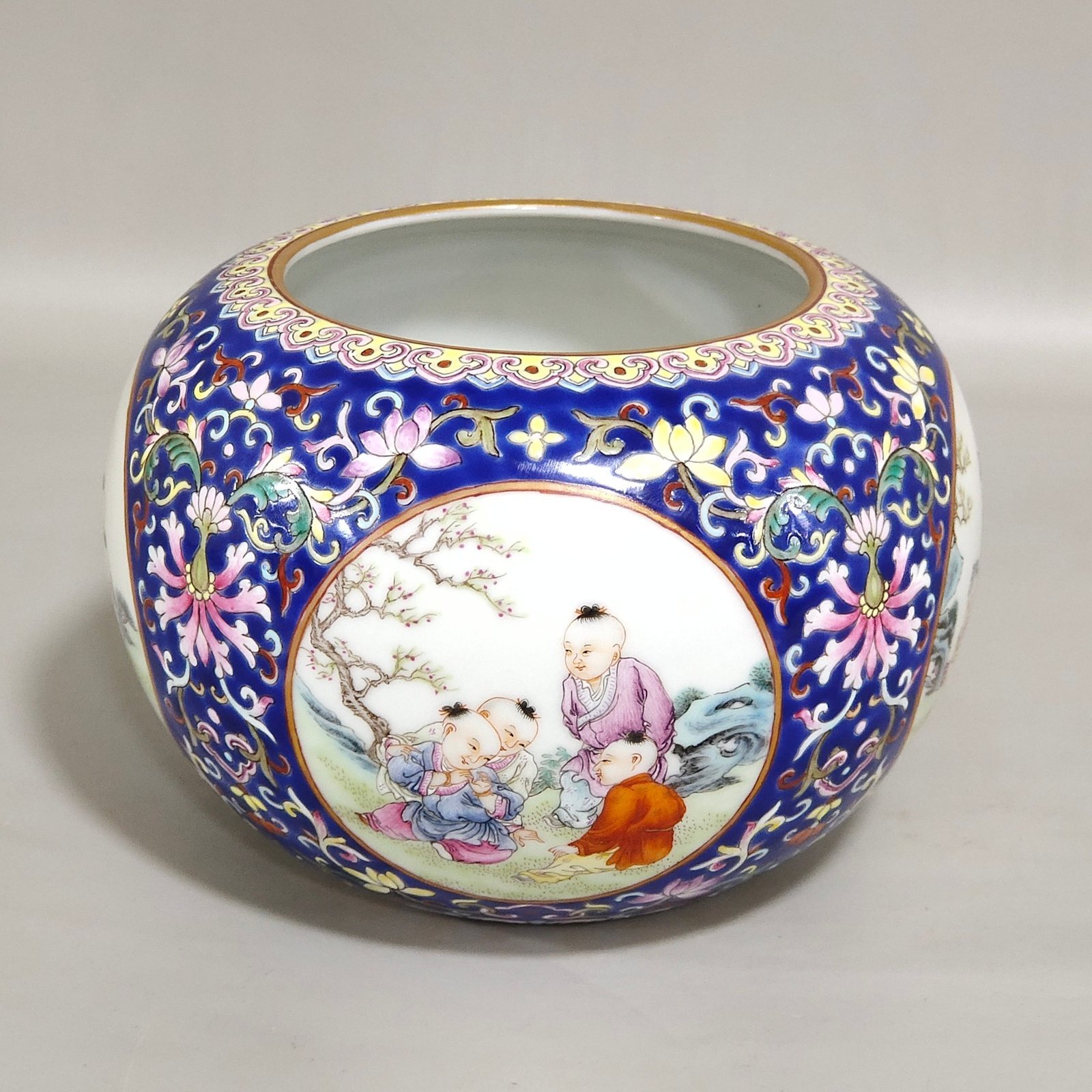 Qing Dynasty Qianlong blessing and longevity washed